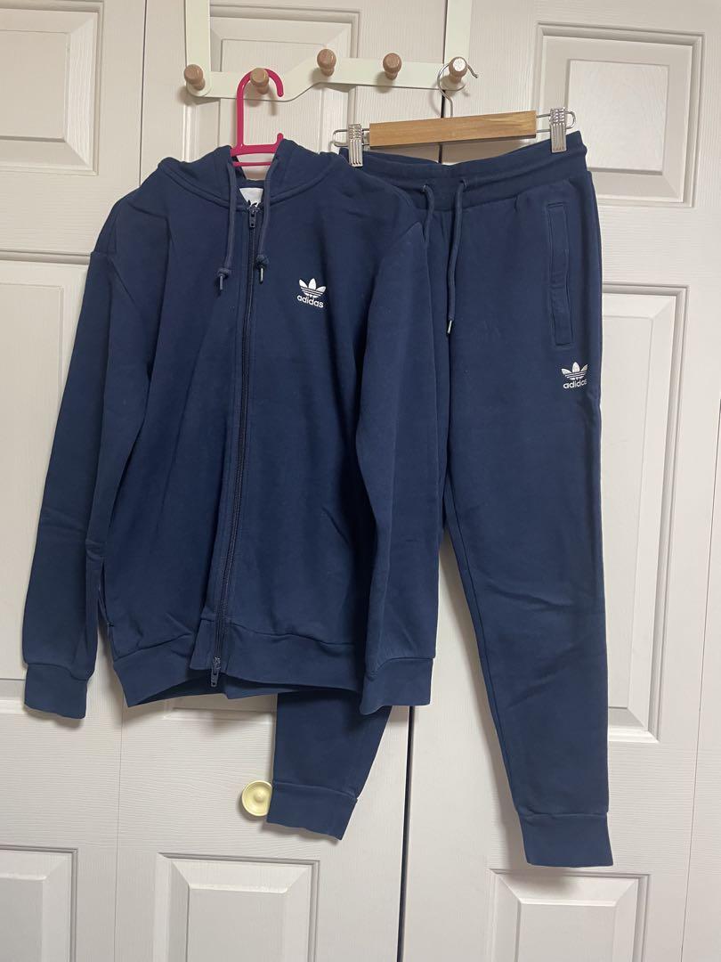 adidas ジップパーカー セットアップ スウェットパンツ ダブルジップ