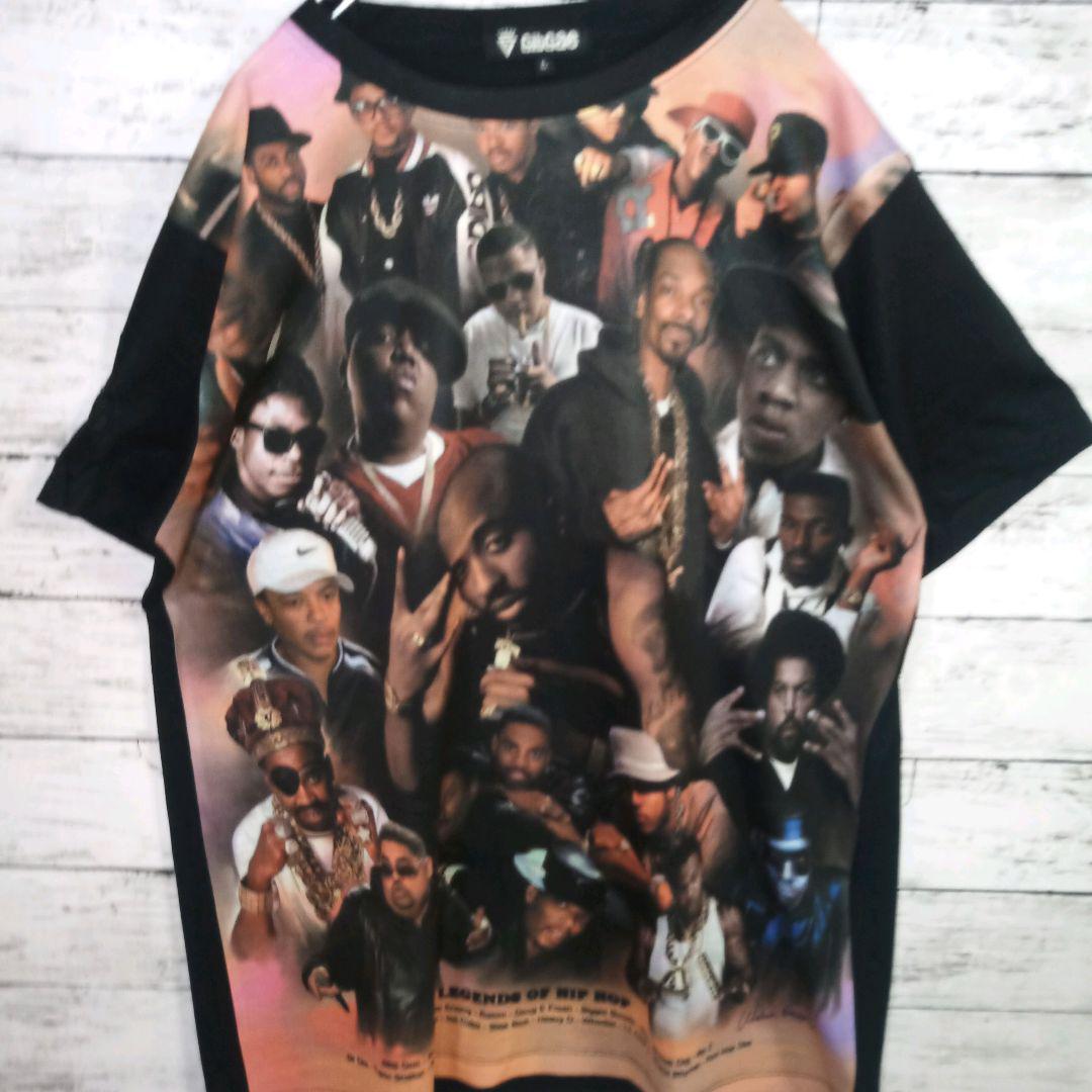 好評通販 HIPHOP ヒップホップレジェンド 2PAC スヌープドッグ Lサイズ WOgzK-m48463992380 人気限定品