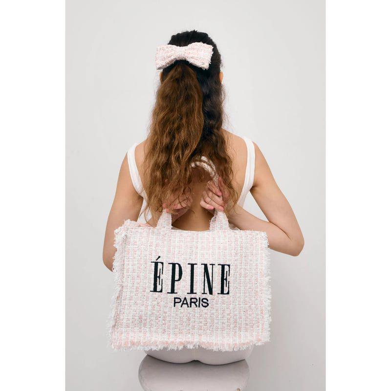 ÉPINE PARIS book tote bag medium pink