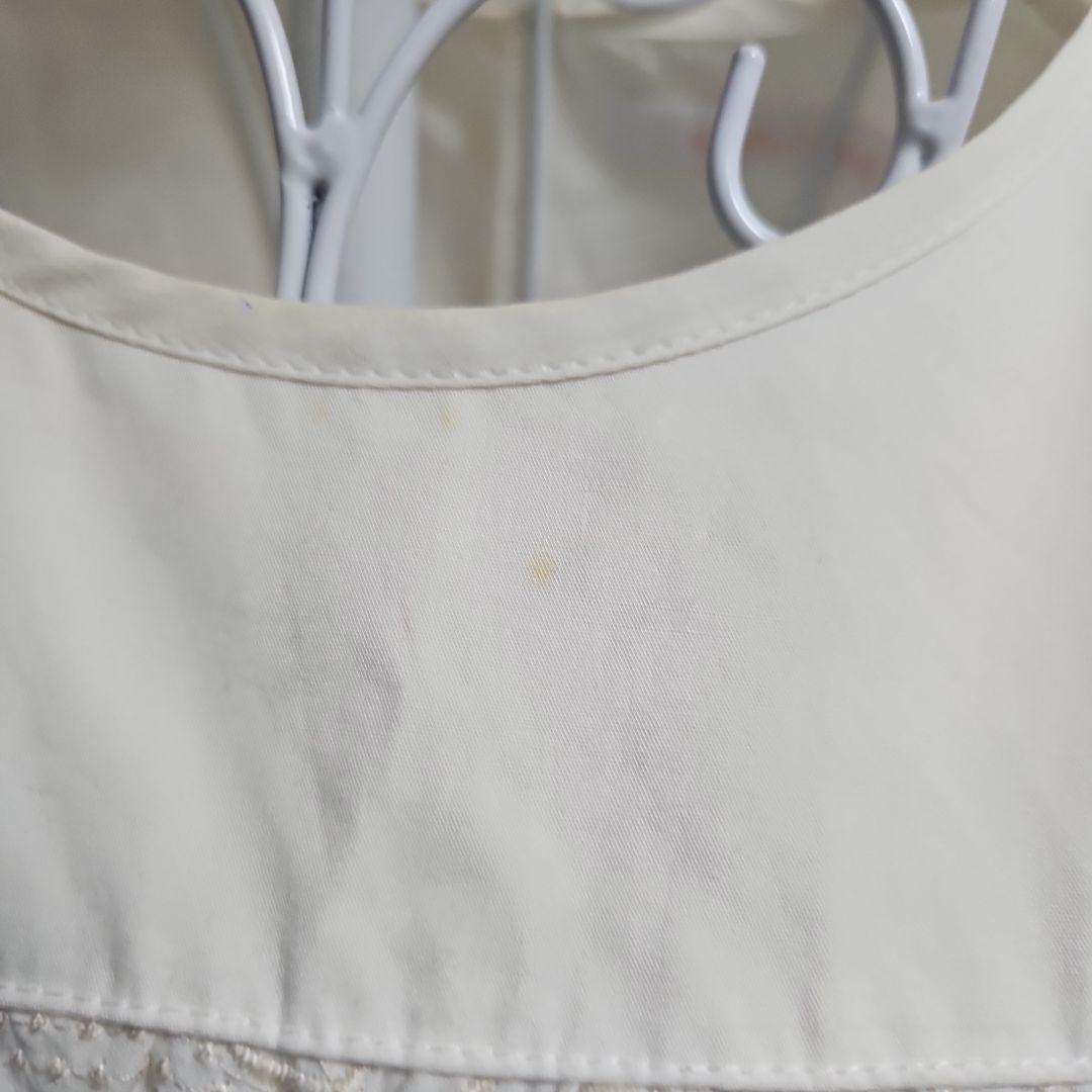 人気⭐SEE BY CHLOE】バタフライ 白 ノースリーブワンピース 36