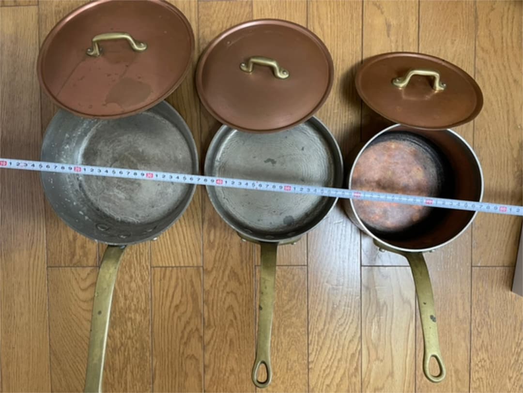銅鍋、シチューパン 3点セット cutacut.com