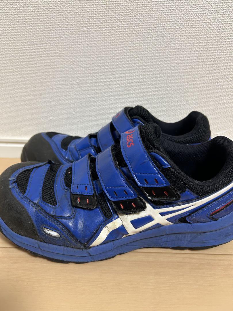 ASICS 安全靴 青 ベルクロストラップ ASICS 安全靴 青 ベルクロストラップ - メルカリ