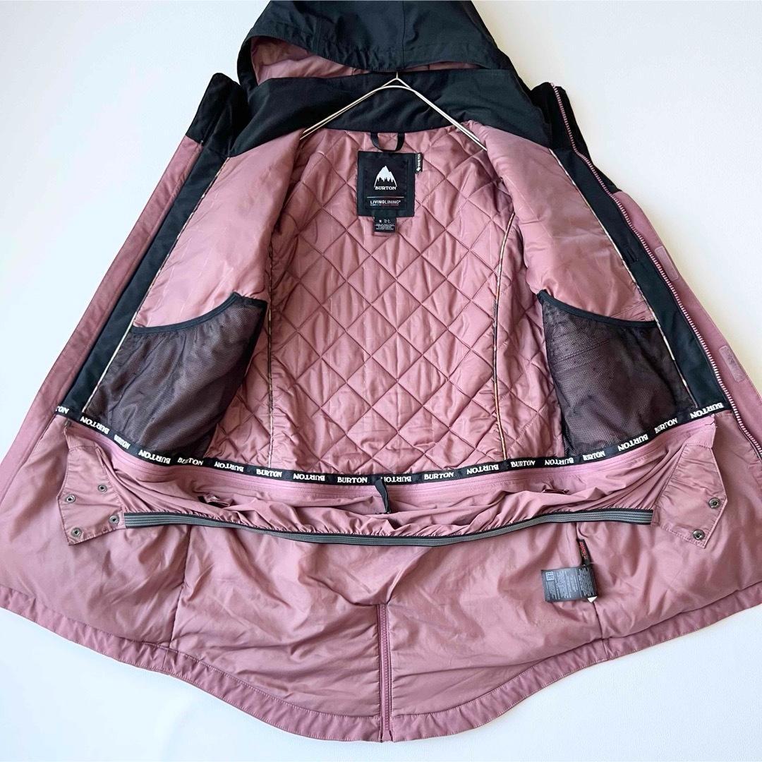 4915【美品】バートン ジャケット ゴアテックス ピンク 中綿入り 紺 4915【美品】バートン ジャケット ゴアテックス ピンク 中綿入り 紺