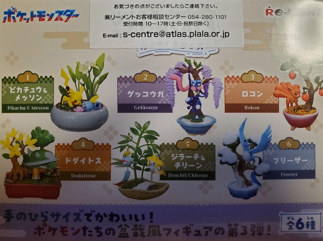 リーメント「ポケモンぽけっとBONSAI③」6種コンプリートBOX