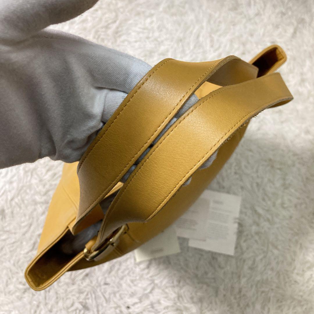 美品 yellow vintage coach old トート 特大サイズ 黄