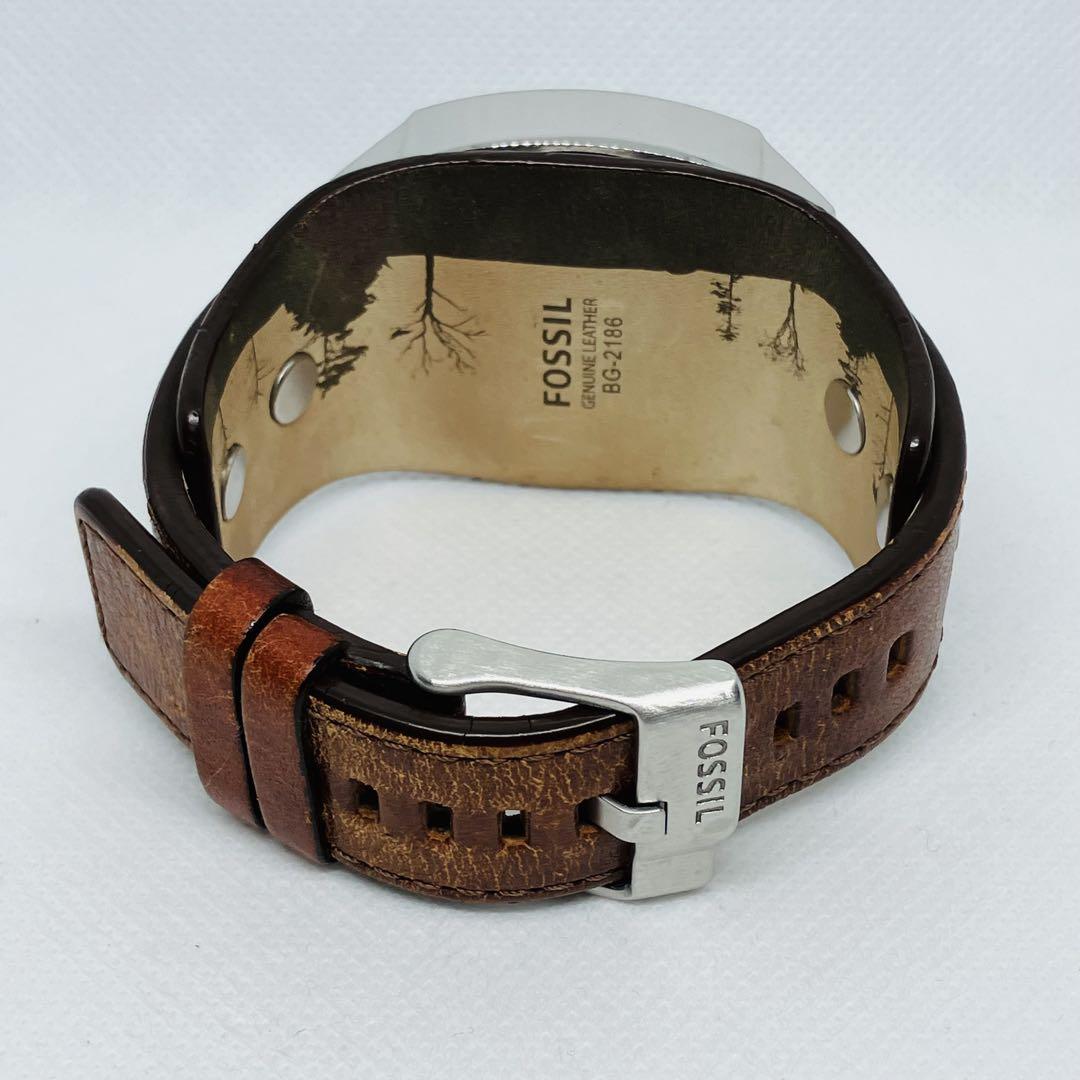 電池新品 FOSSIL BIG TIC ビッグティック y2k メンズ アナデジ
