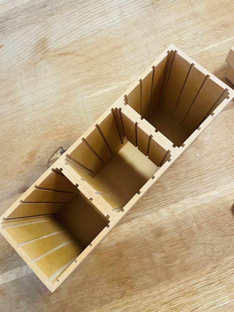 MUJI 無印良品◆木製 小物収納ケース/書類収納スタンド◆4個セットまとめ売り