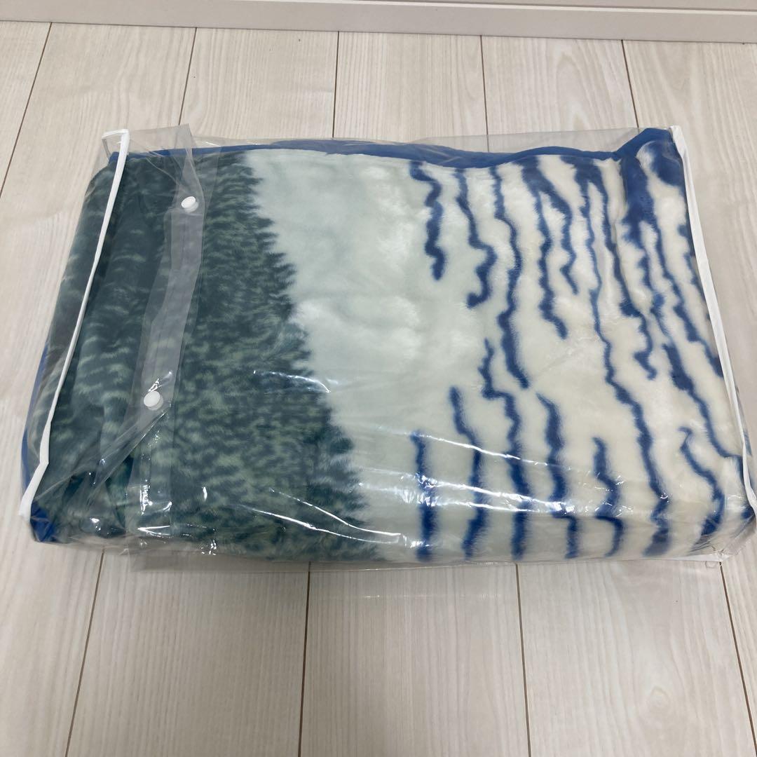 【新品未使用】アートブランケット　『凱風快晴』（赤富士）葛飾北斎／ひざ掛け