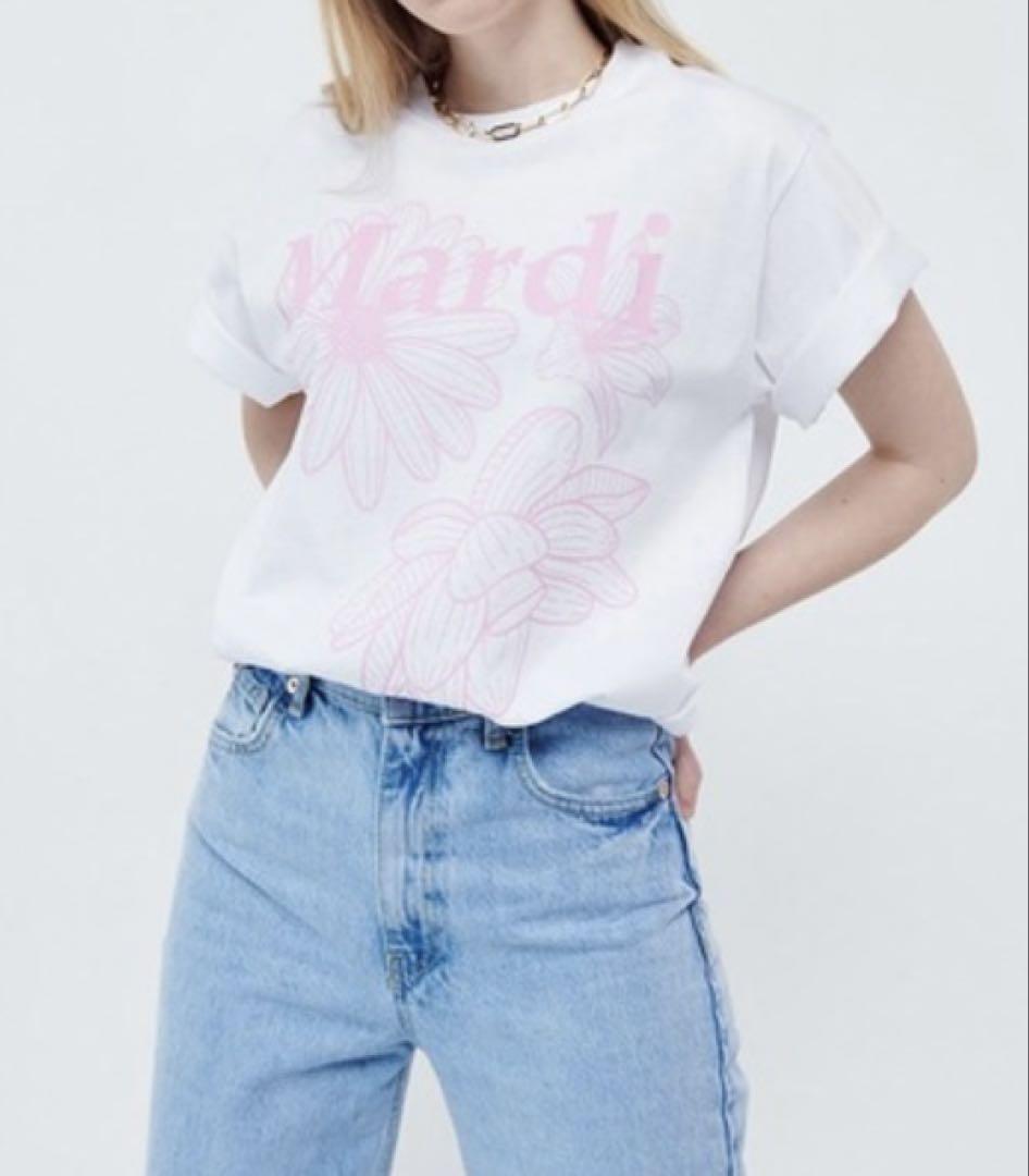 Mardi 花柄プリント Tシャツ Mardi 花柄プリント Tシャツ｜Yahoo!フリマ（旧PayPayフリマ）