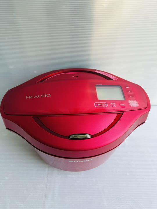 最旬ダウン KN-HW24C-R SHARP ヘルシオ 水なし自動調理鍋 ホットクック 超安い価格販売 KN-HW24C-R ヘルシオホットクック電気圧力釜SHARP 電子レンジ/オーブン