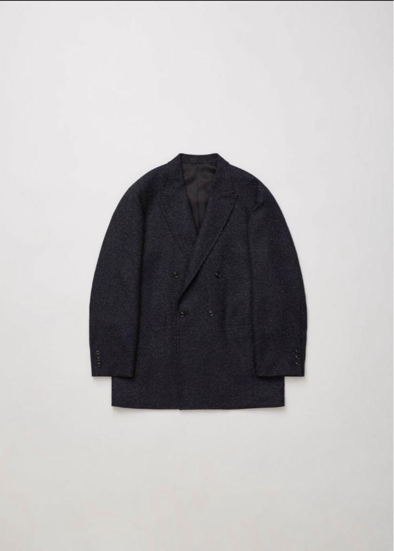 ジャケット・アウター ULTERIOR24aw MELANGE CHAIN TWILL DB JKT