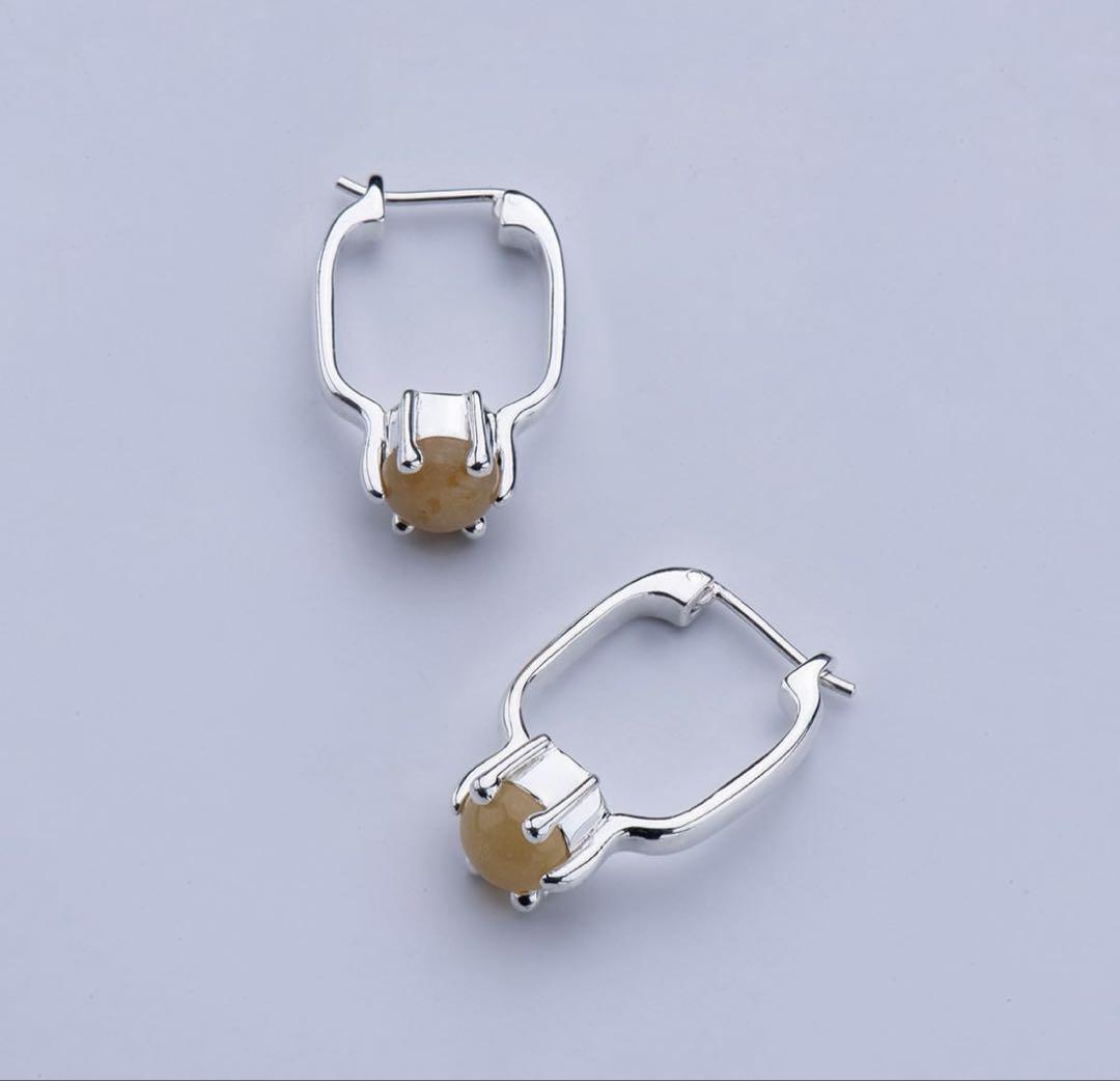 アクセサリー Born From Rock Onyx Heirloom Earring