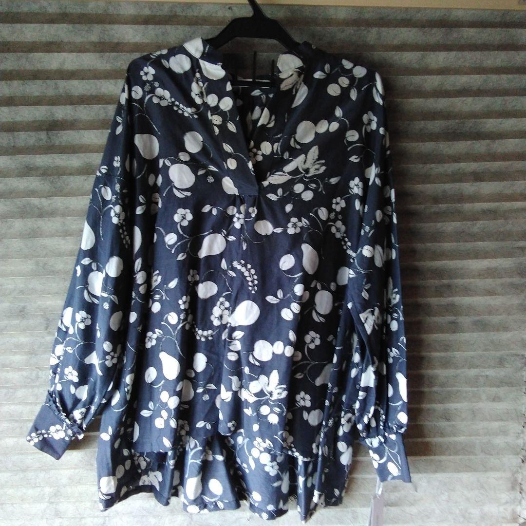 新品タグ付★HOUSE OF LOTUSハウスオブロータス★果実柄★綿絹