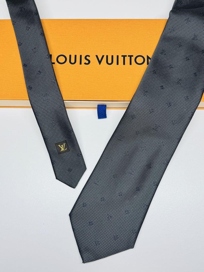 【アウトレット☆送料無料】 Louis ネクタイ ダークグレー Vuitton 小物