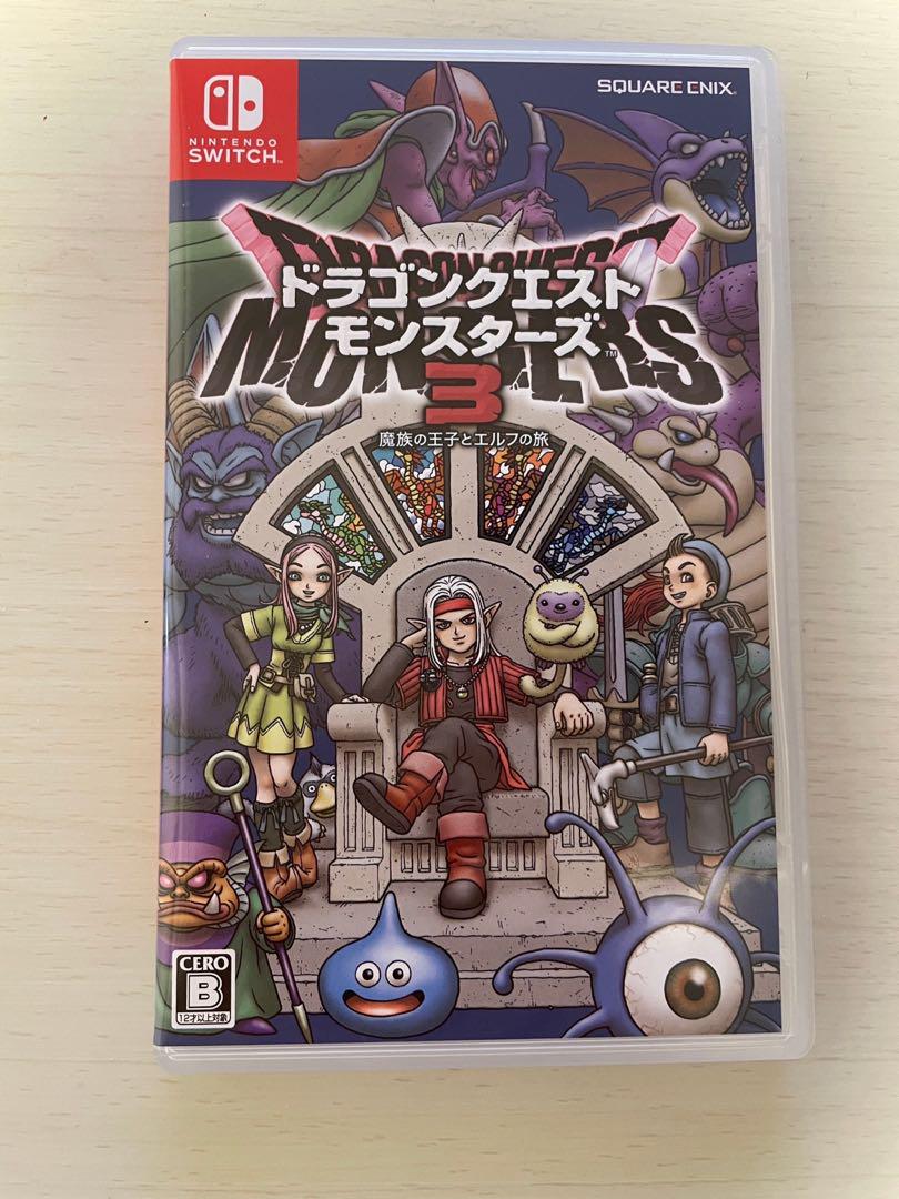 【未開封】ニンテンドーswitch　ドラゴンクエストモンスターズ3　北米版 ドラゴンクエストモンスターズ3 魔族の王子とエルフの旅 通常版