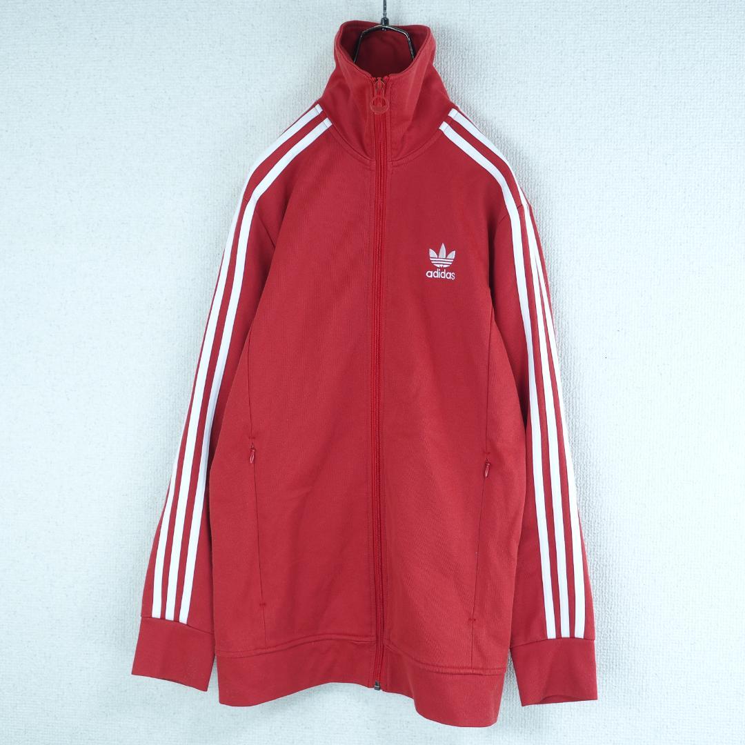 ★美品★アディダス　ジャージ　赤　L　トラックジャケット　ヨーロッパ