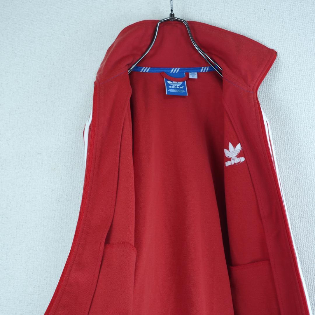 ★美品★アディダス　ジャージ　赤　L　トラックジャケット　ヨーロッパ