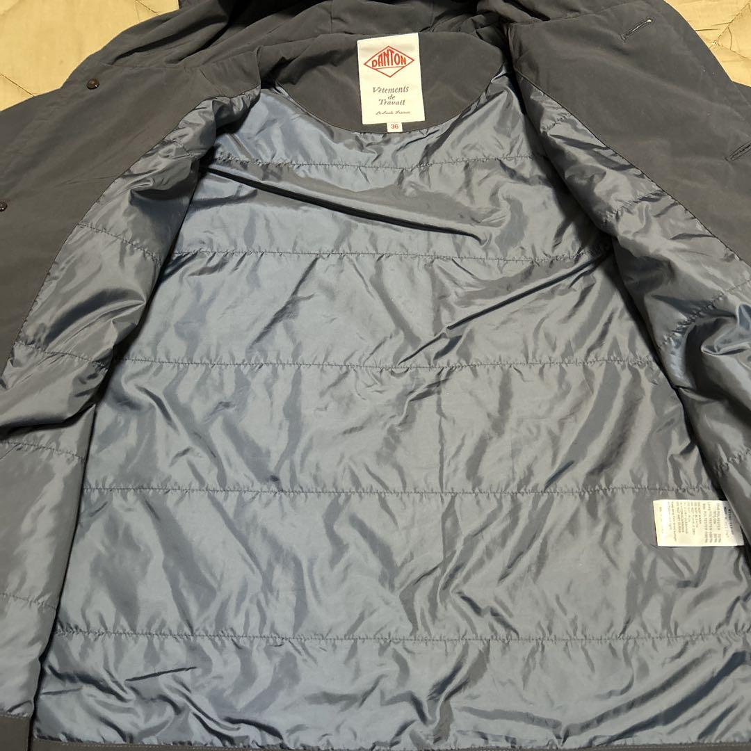DANTON/ダントン インサレーションフーデッドジャケット　ネイビー