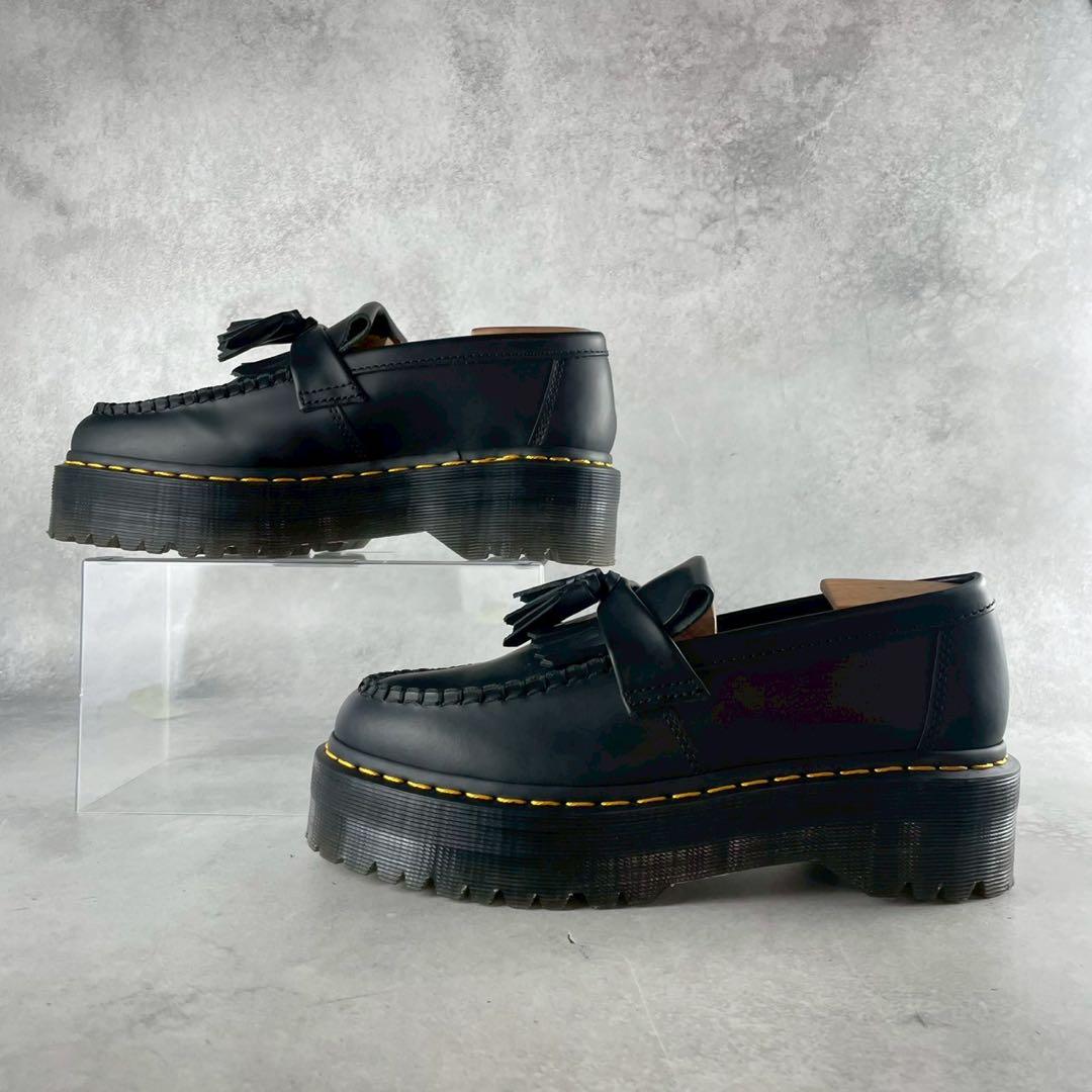 超特価激安 極美品 Dr.Martens ADRIAN QUAD タッセル ローファー 厚底 靴