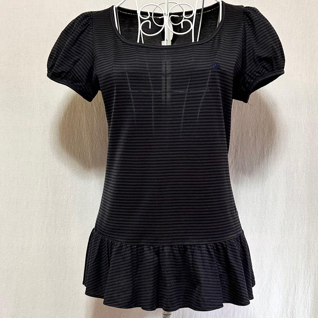 美品 バーバリー ブルーレーベル チュニック Tシャツ カットソー