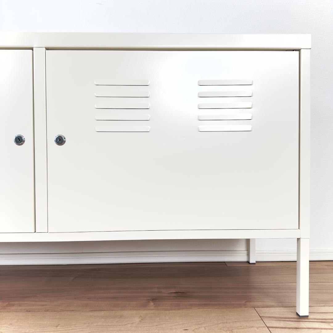 希少 旧型 IKEA イケア PS スチール キャビネット ホワイト
