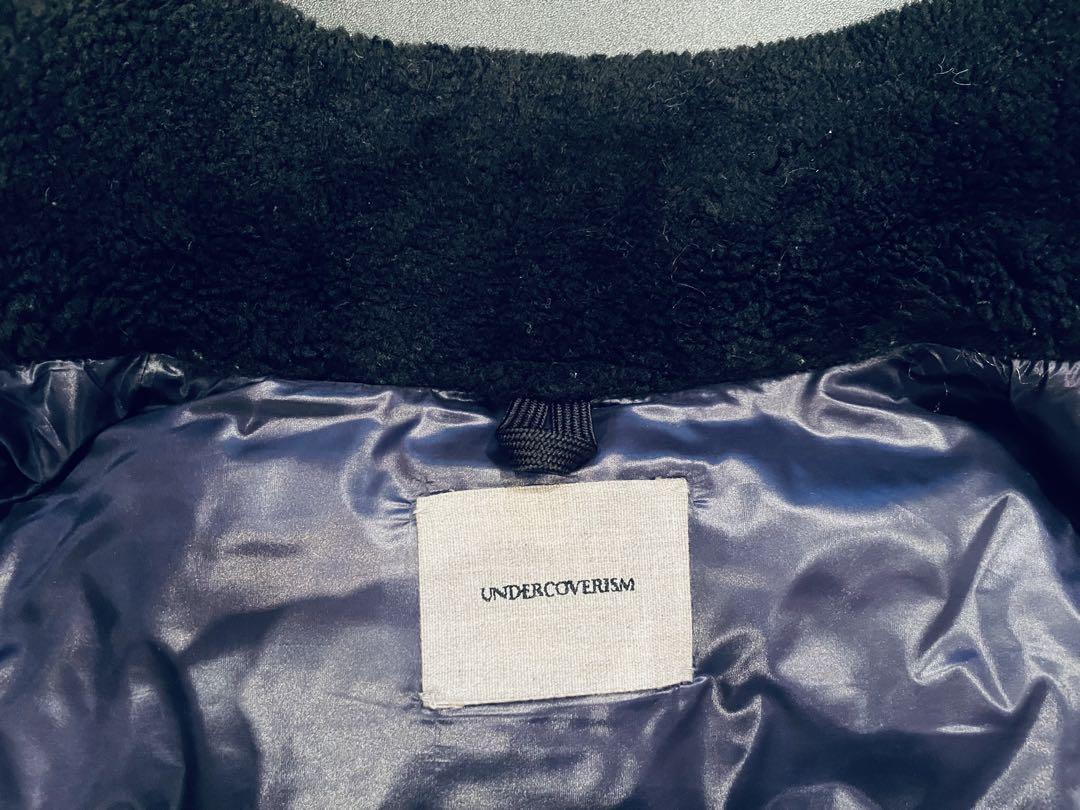 UNDERCOVER アンダーカバー　ボア付き袖レザーダウンジャケット
