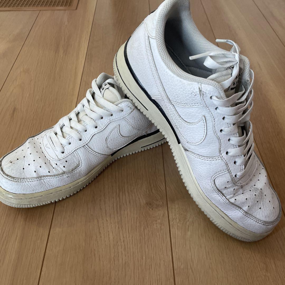 美品 NIKE ナイキ AIR FORCE エアフォース1 白 27cm NIKE AIR FORCE 1 '07 