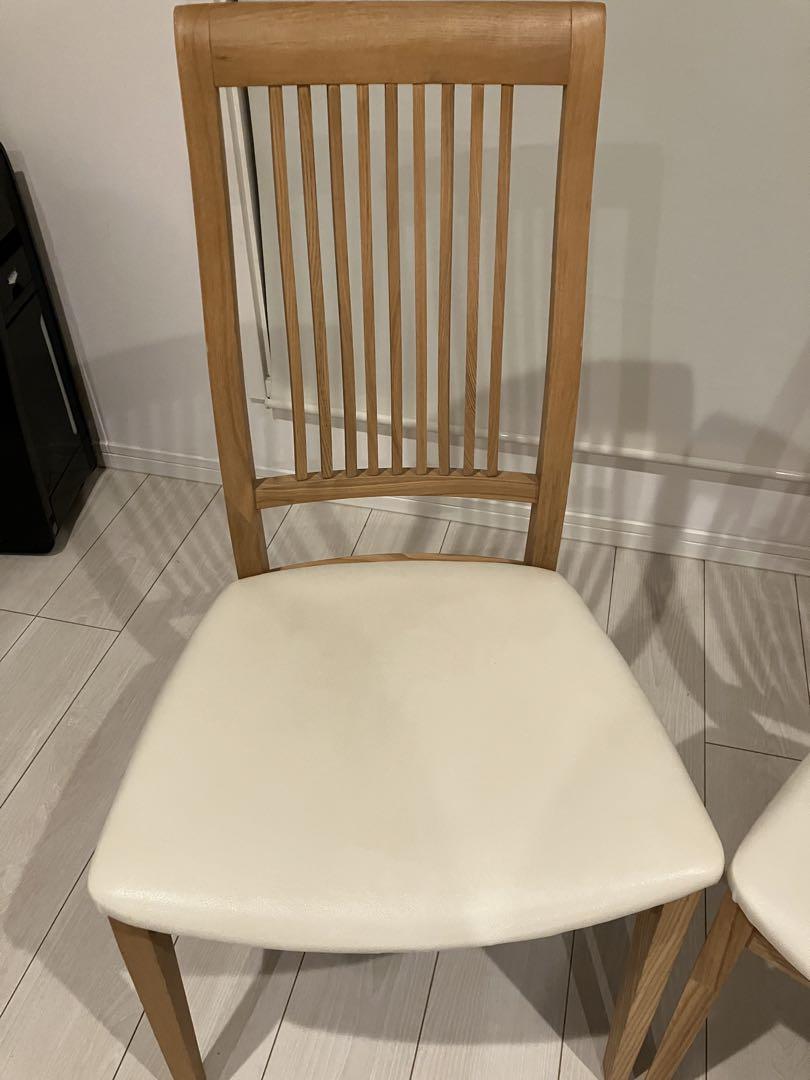 ★美品★　大塚家具　２脚セット　ハイバックチェア　ダイニングチェア