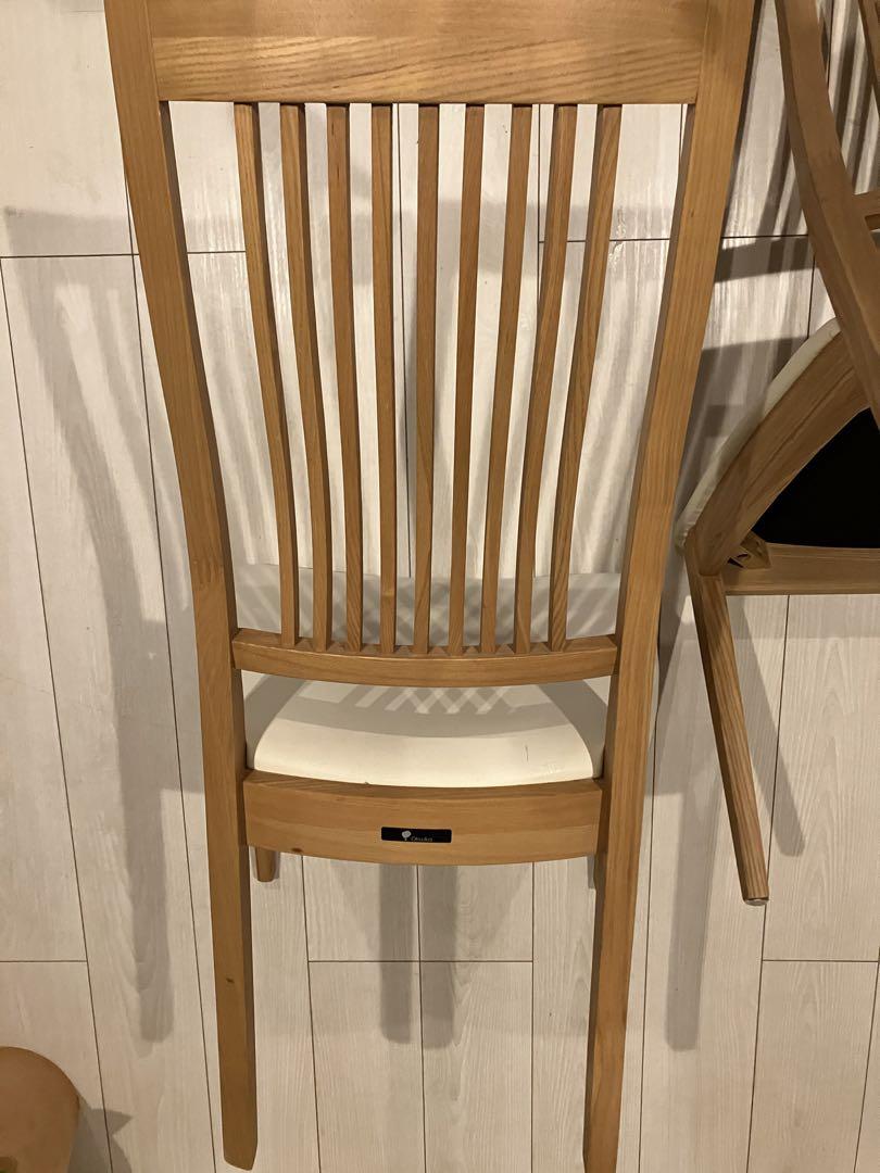 ★美品★　大塚家具　２脚セット　ハイバックチェア　ダイニングチェア