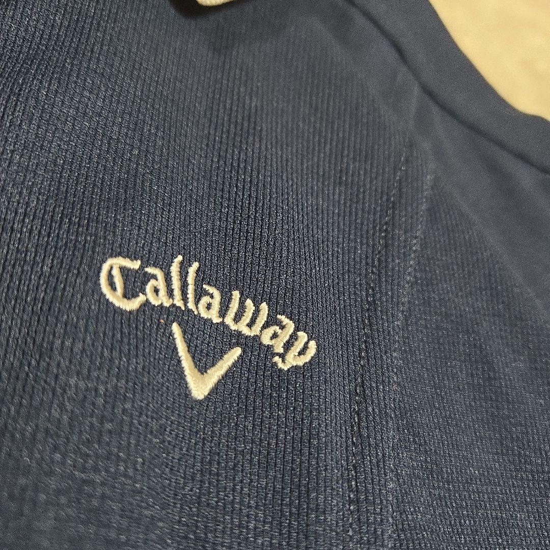 キャロウェイCallaway 半袖 ドット切り替えワンピース Mサイズ
