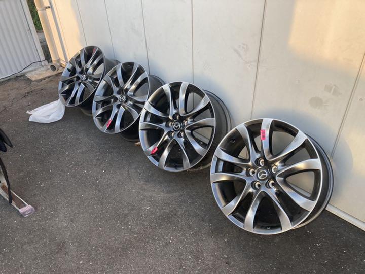 MAZDA純正19インチアルミホイール4本 MAZDA純正19インチアルミホイール4本