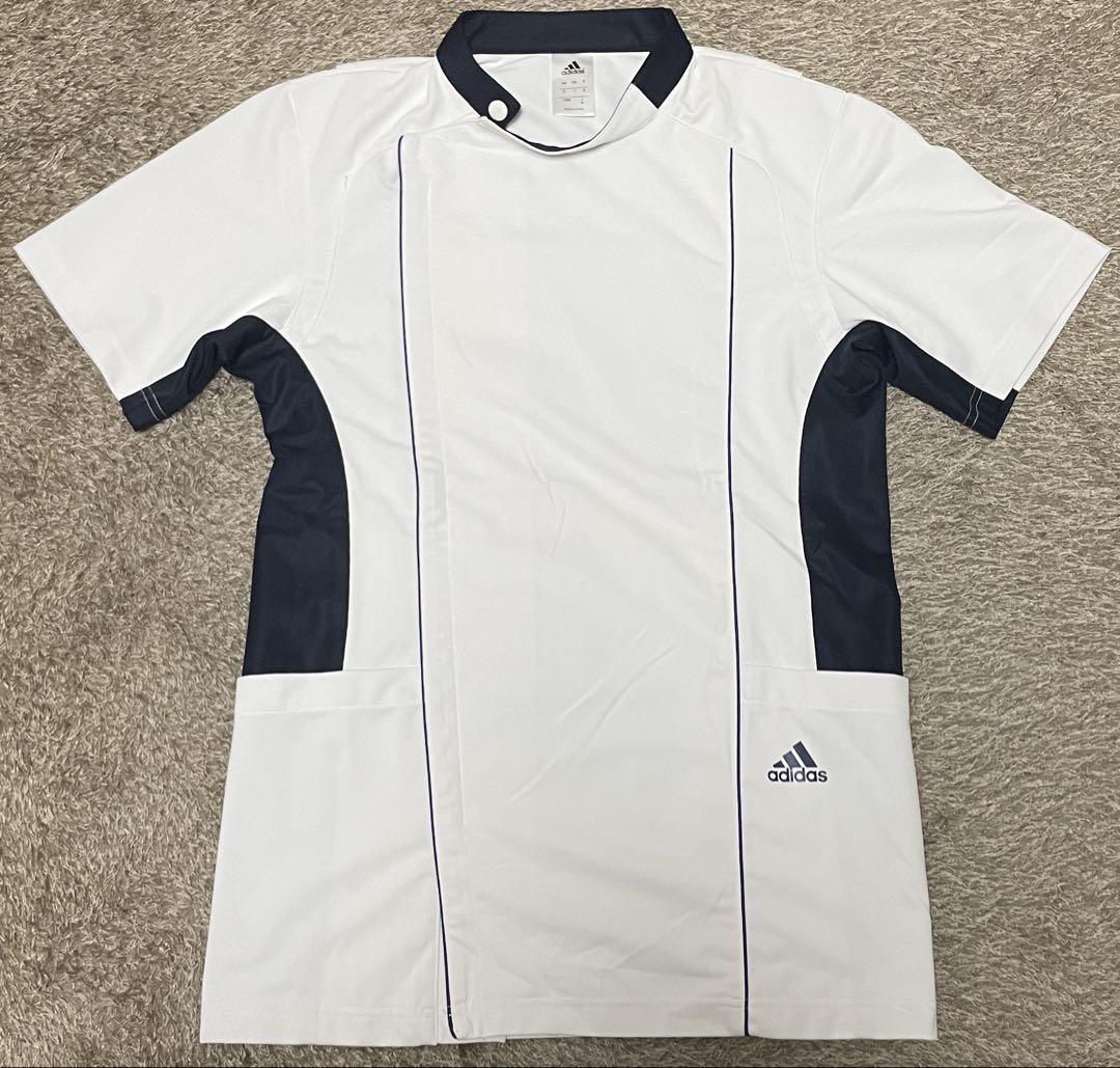 訳ありadidas Lサイズ ホワイト/ネイビー