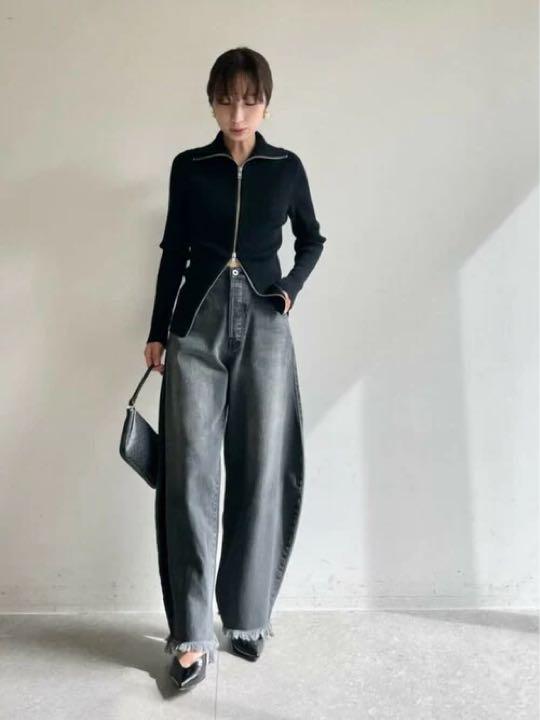 おちょ様 専用《未使用 美品》ウィムガゼット zipニット