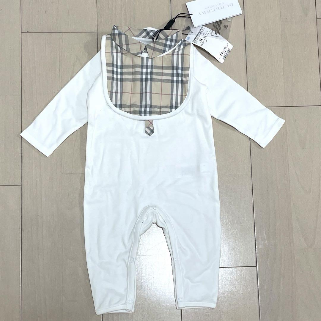 【新品】3点セット バーバリー BURBERRY ベビー服 ロンパース6M