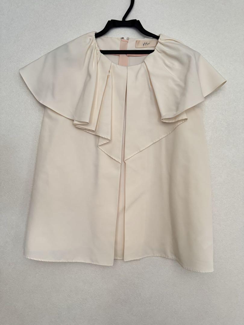 heveへイヴ ヘイブラッフルグログラントップス ivory アイボリー