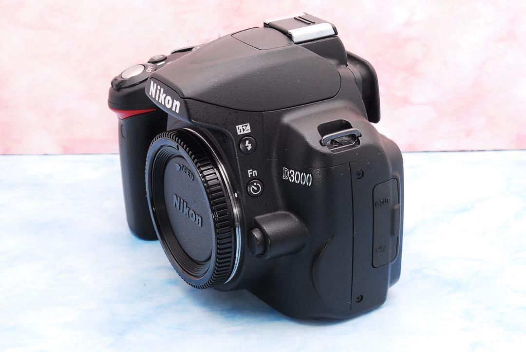 ニコン D3000★実用品★一眼レフカメラ★手ぶれ補正Wレンズのおすすめ品！ ニコン D3000☆実用品☆一眼レフカメラ☆手ぶれ補正Wレンズの
