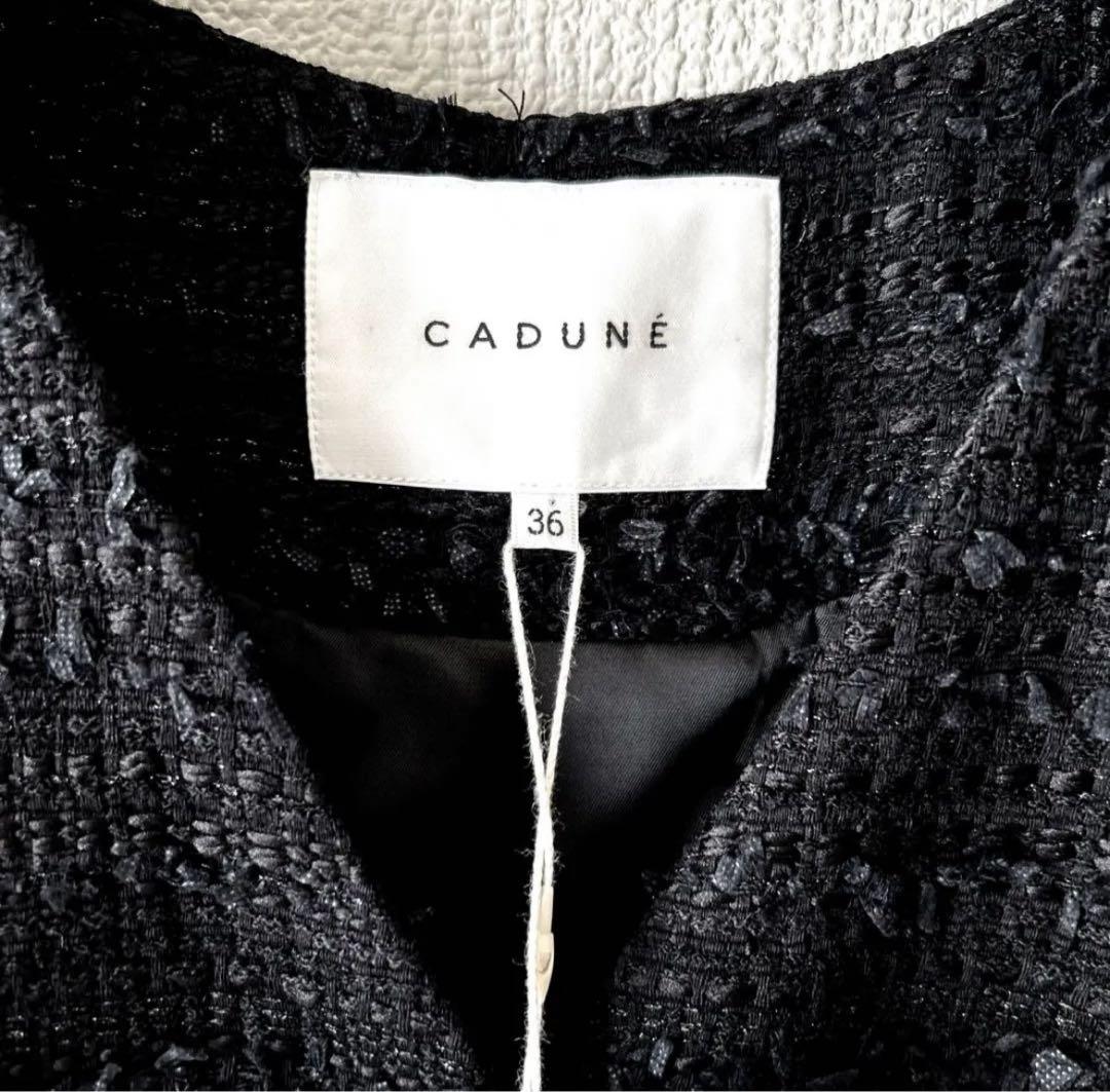 【(^ ^)さま専用⭐️CADUNE】 新品✴︎フリルジレ