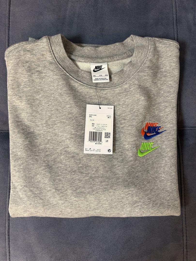 【新品】NIKE ナイキ エッセンシャル クルー スエット 2XL グレー