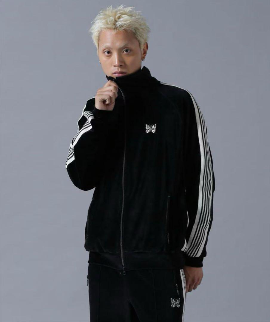 needles LHP トラックジャケット　ベロア　ブラック　M