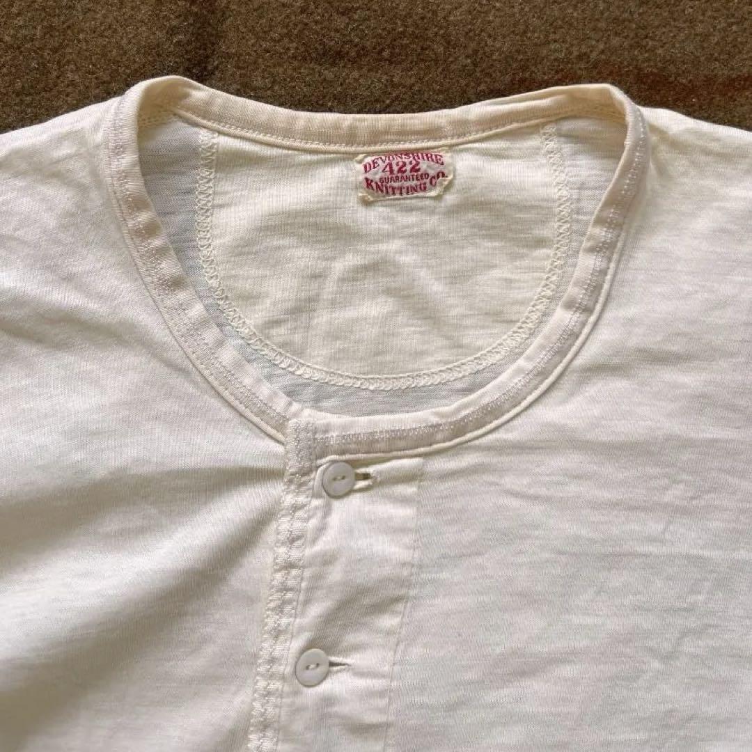 1920’s スペシャルヴィンテージ ヘンリーネック Tシャツ 生成り