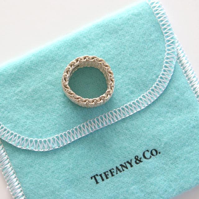 専用 Tiffany&Co サマセット メッシュリング Silver925#8号 専用 Tiffany&Co サマセット メッシュリング Silver925#8号