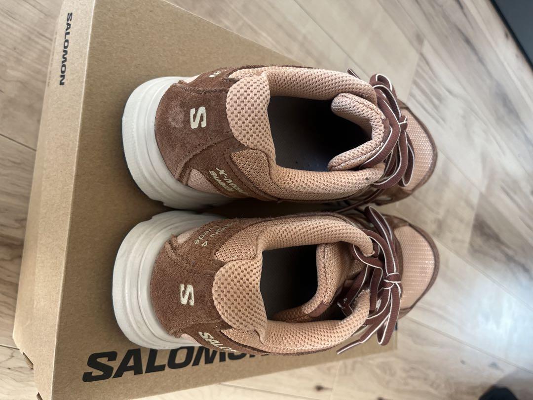 SALOMON XMN-4 SUEDE ナチュラルブラウン赤茶 unisex 国内発送 SALOMON XMN-4 SUEDE ナチュラルブラウン赤茶 unisex 国内発送