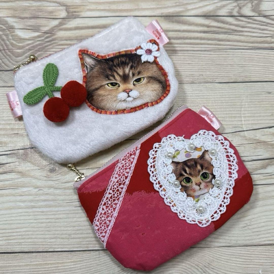 ゆきそら 様103307 コヤンイサムチョン　フラットポーチ　子猫