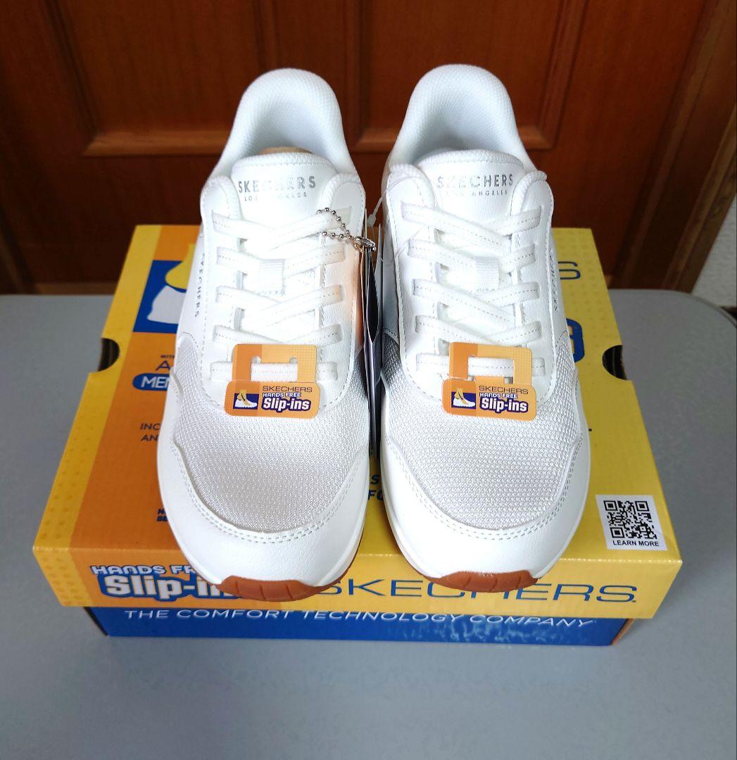 SKECHERS Slip-Ins ホワイト スニーカー SKECHERS スケッチャーズ メンズ スリップインズ スニーカー