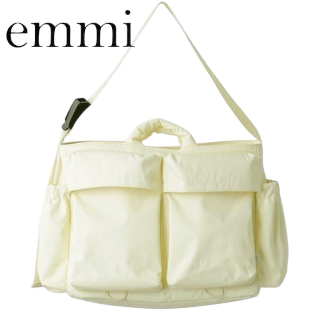 【未使用】emmi atelier メッセンジャーバック ショルダーバッグ