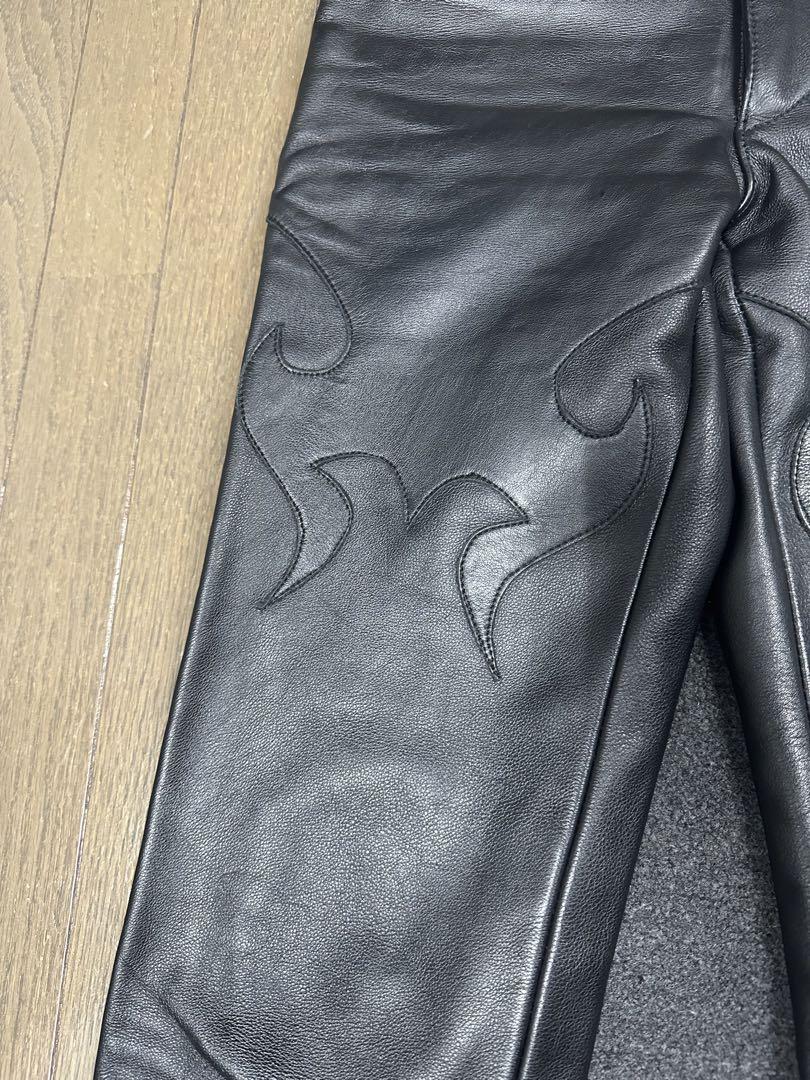 HARLEY-DAVIDSON レザーデザインパンツ　サイズ28