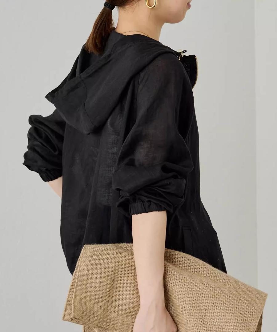 LOUNGEDRESS シアーZIPパーカー