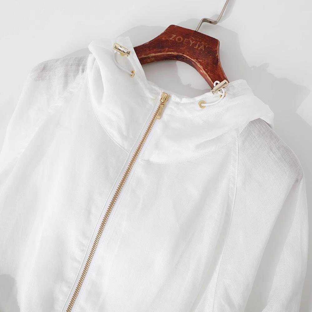 LOUNGEDRESS シアーZIPパーカー