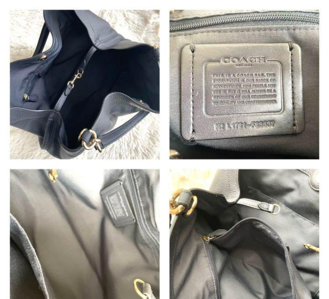 コーチ COACH スモールレクシー F23537 ネイビー 紺 2way - メルカリ