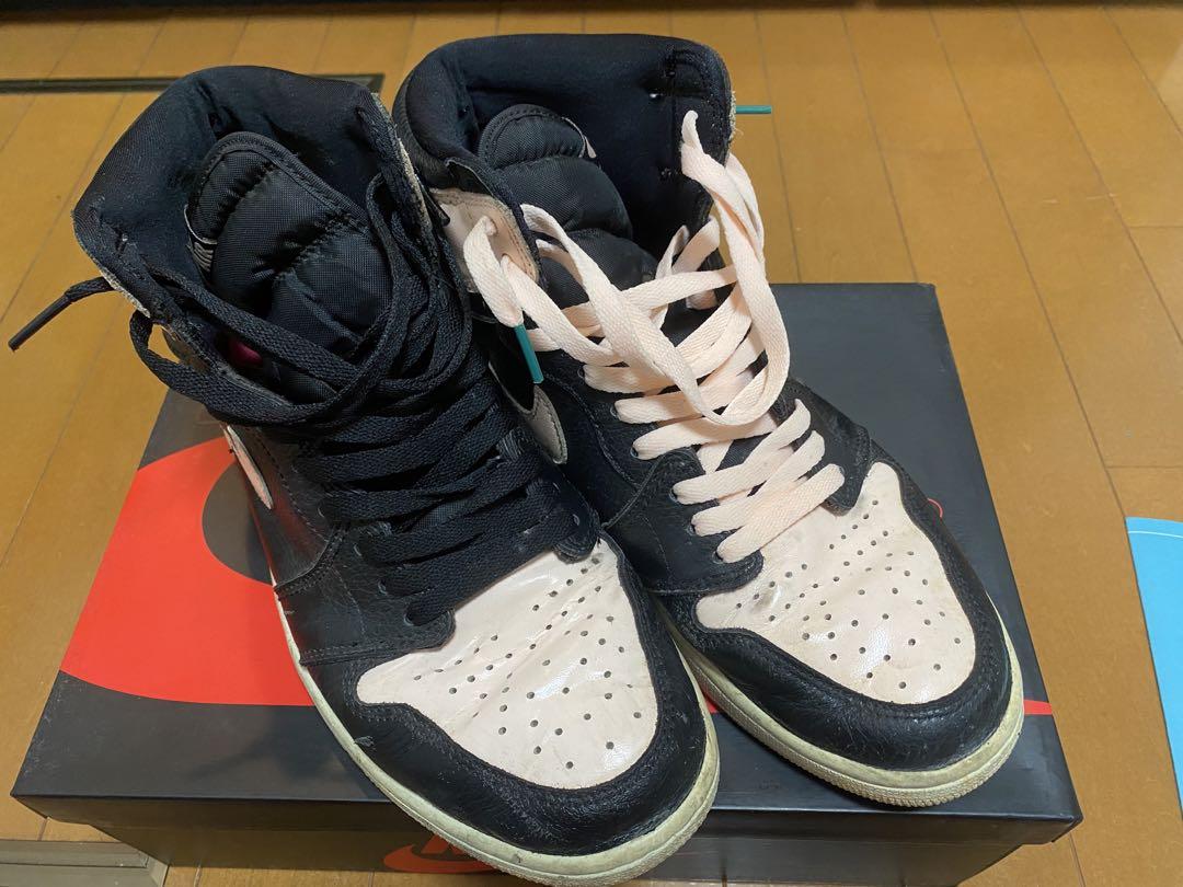 靴 AIR JORDAN1 HIGH OG Crimson Tint